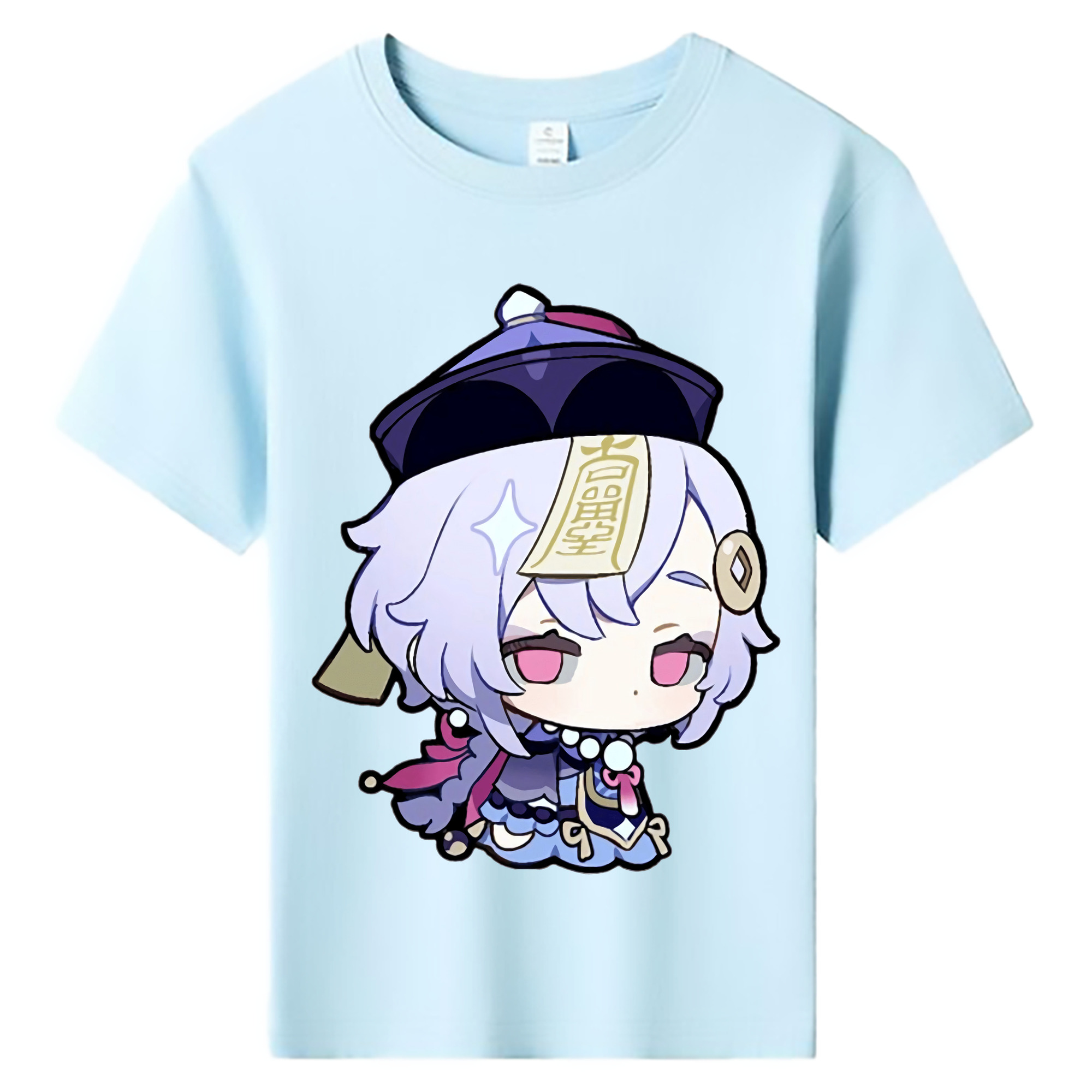 げんし神 七七 なな  genshin Nana 綿100％キッズTシャツ（フロントプリント）
